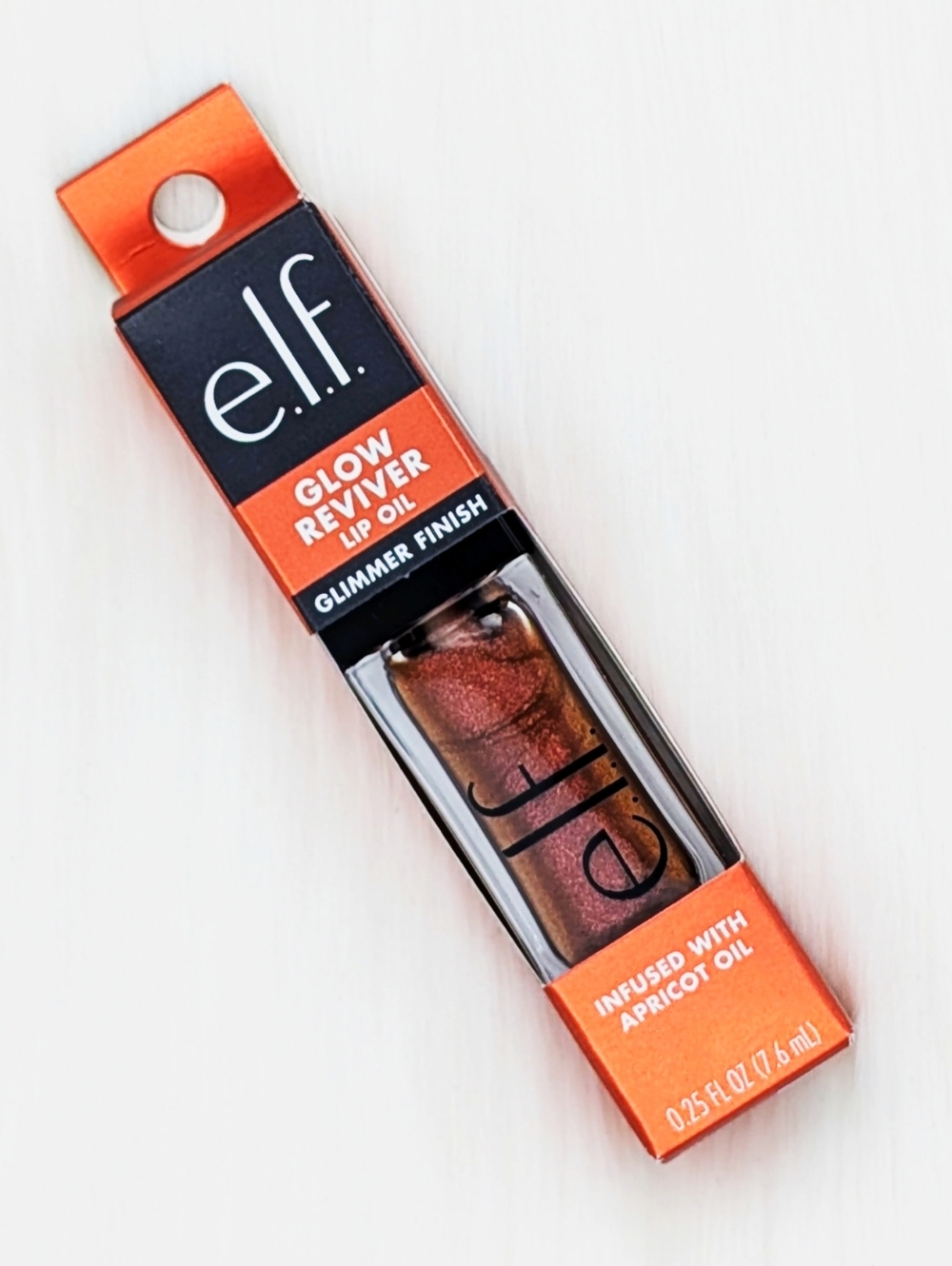 🔴 ELF Glow Reviver Lip Oil - Glimmer Finish - Chocoluxe